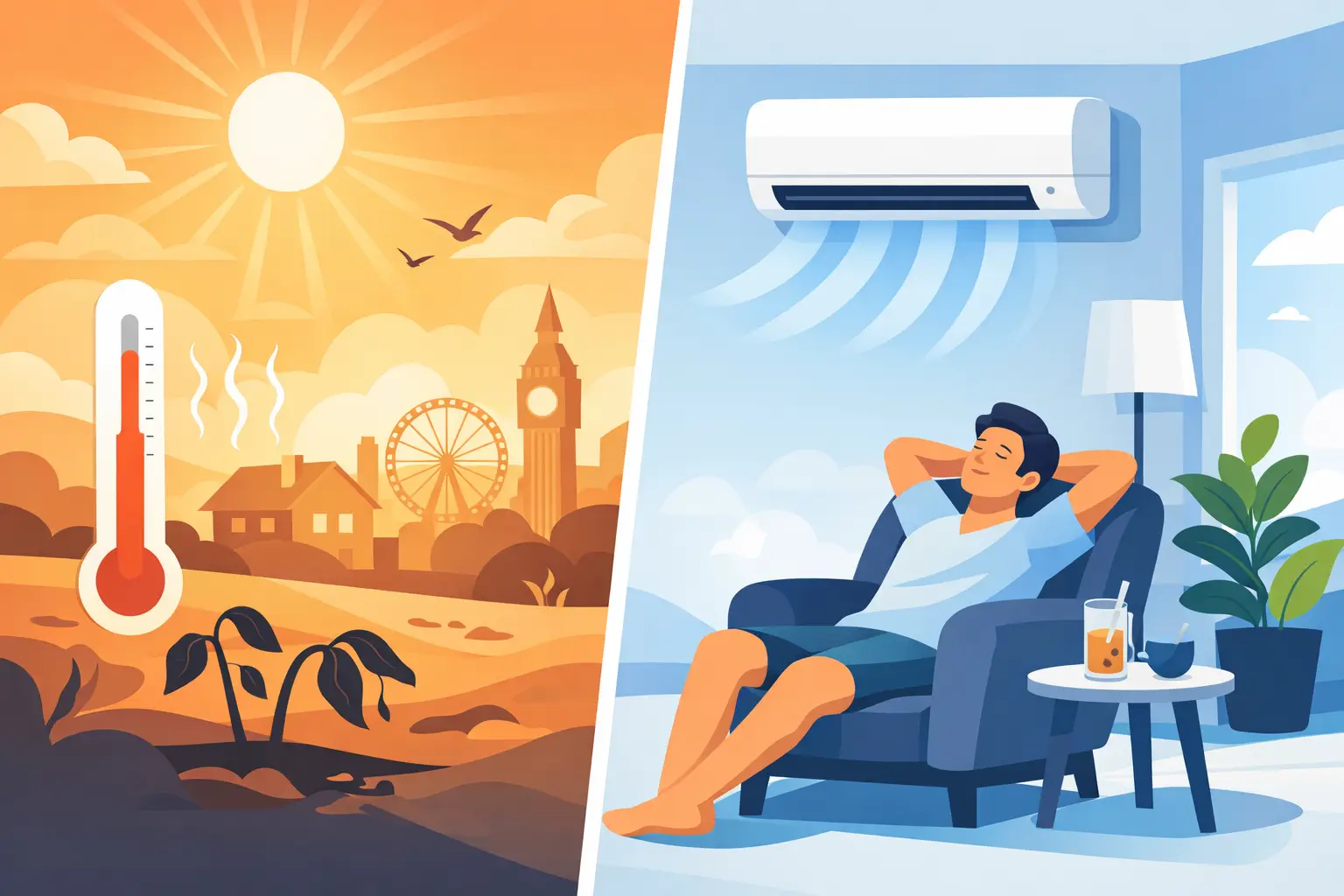 Read more about the article Hotter UK Summers? Get Air Conditioning