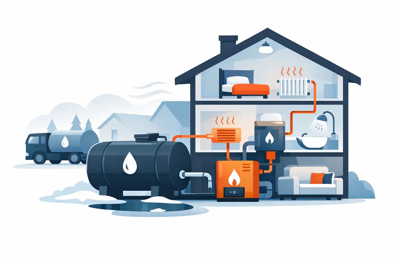 Read more about the article How Does Oil Heating Work in a Home?